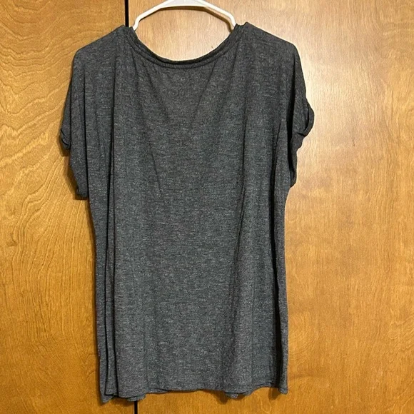 2 for 1 deal * Like new! Sparkly Apt 9 light weight tee cuffed short sleeves - Picture 6 of 6